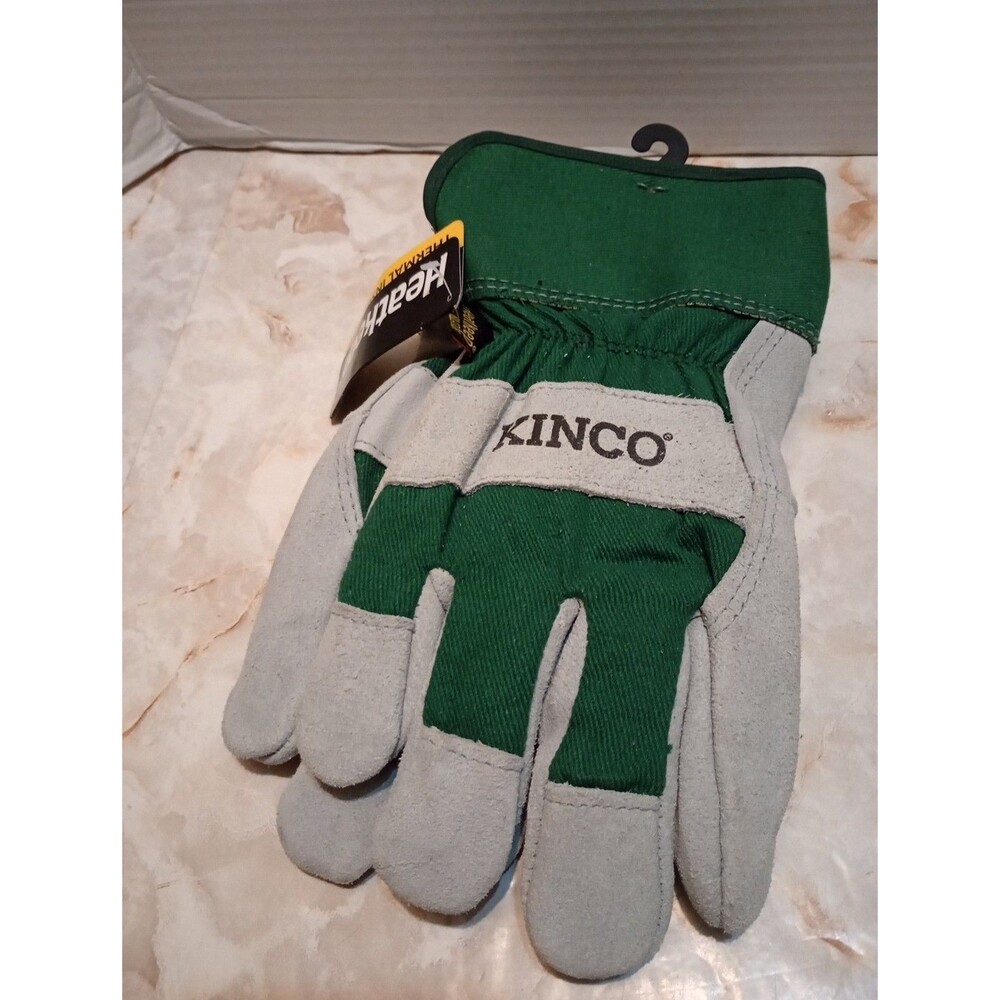 KINCO  1926KW HEATKEEP Lined Suede Pigskin Palm  Glove Medium